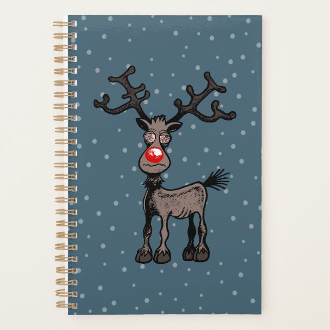 Agenda Feliz Navidad con Rudolph (Anverso)