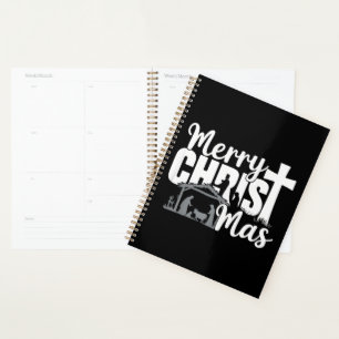 Agenda Feliz Navidad Cristiana Navidad Jesús Familia