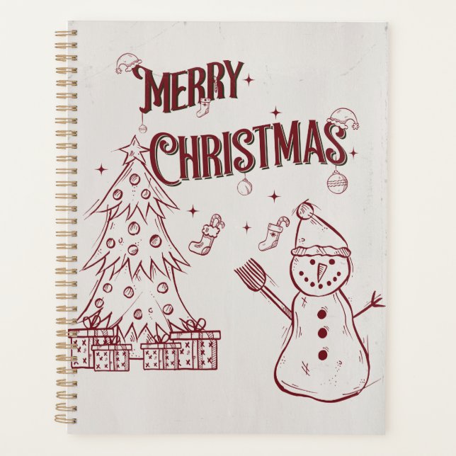 Agenda Feliz Navidad juguetona (Anverso)