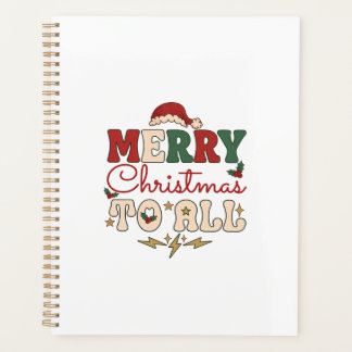 Agenda Feliz Navidad Todo Sombrero de Santa Relámpagos Es