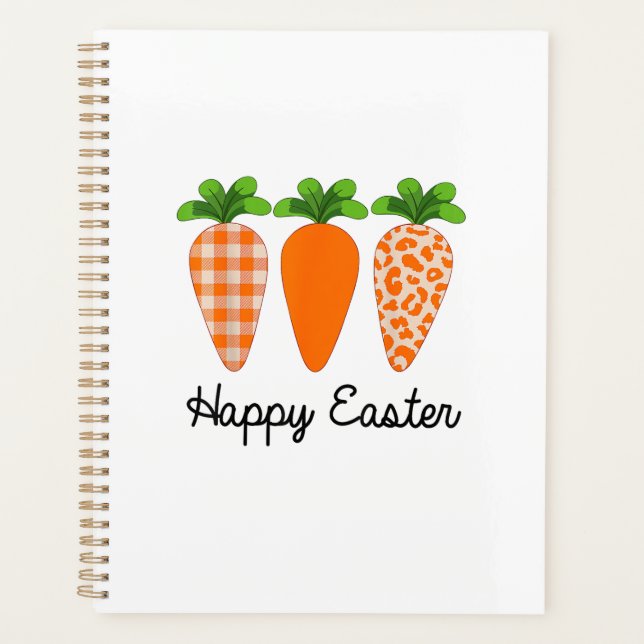 Agenda Feliz Pascua Zanahoria Divertida Camiseta de Pascu (Anverso)