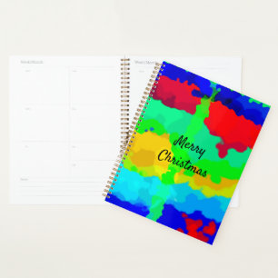 Agenda Feliz Regalo navideño Favor Tinta Splash Resumen
