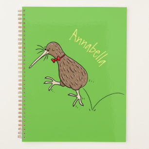 Agenda Feliz salto kiwi con diseño de personalizado de co