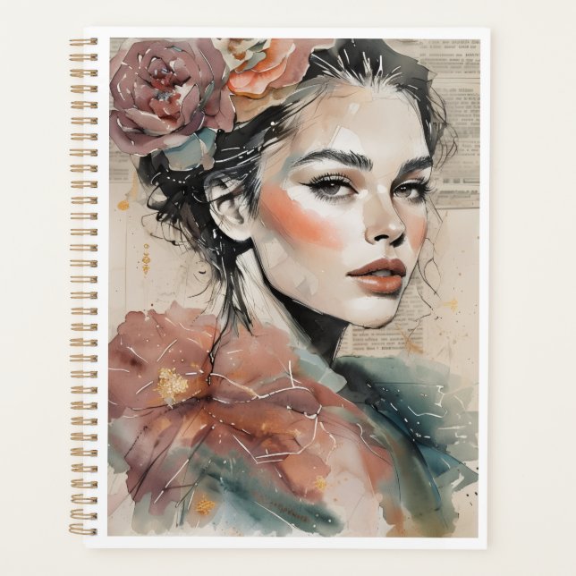 Agenda Feminina moderna (Anverso)