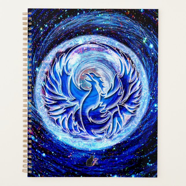 Agenda Fénix Azul (Anverso)