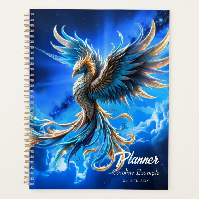 Agenda Fénix del Amanecer Zafiro (Anverso)