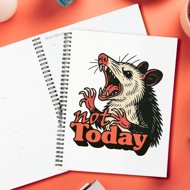 Agenda Feral Angry Possum No Tipografía Actual (Make a fierce statement with this feral possum design
)