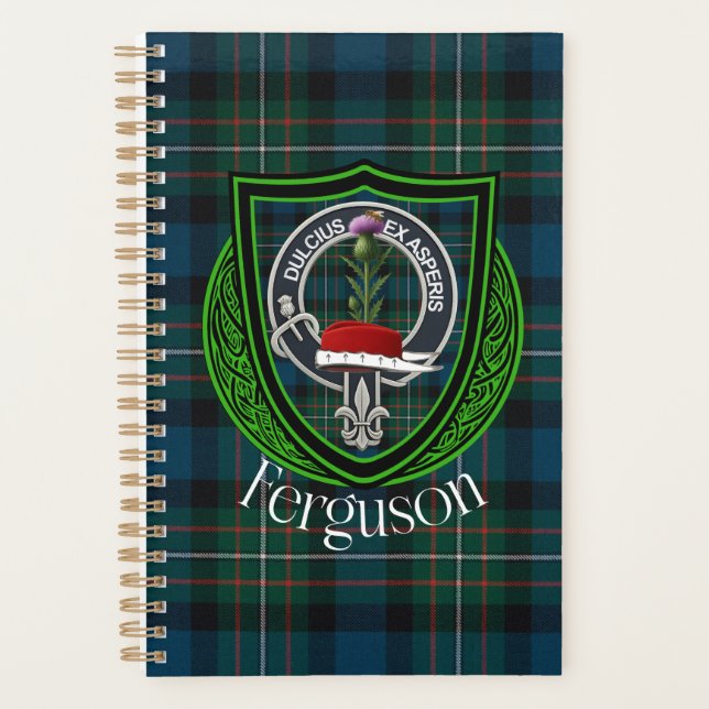 Agenda Ferguson Scottish Clan Tartan & Crest (Anverso)