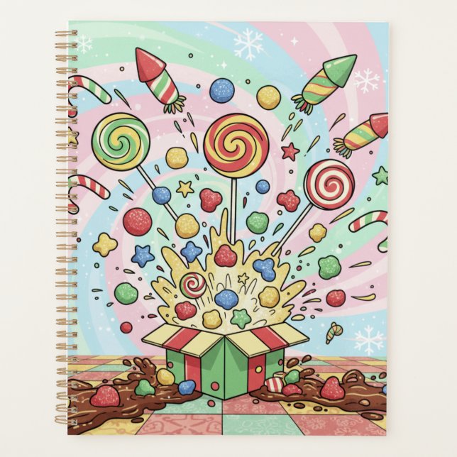 Agenda Festive Candy Explosion Holiday  (Anverso)