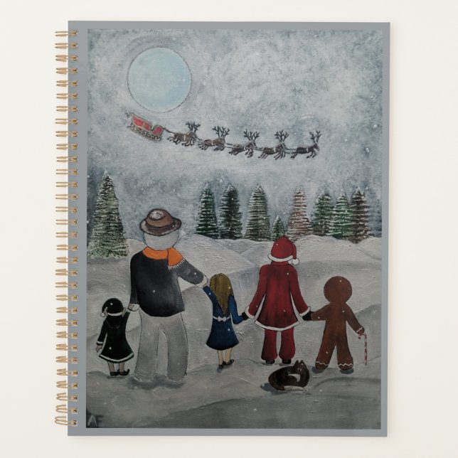 Agenda Festive Friends Painting by Alfred Fox (Anverso)