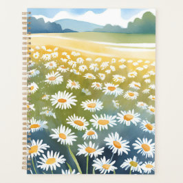 Agenda Field of Daisies | Flower Meadow Floral Painting 