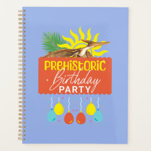 Agenda Fiesta de Cumpleaños Prehistórico de Pterodáctilo