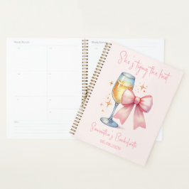 Agenda Fiesta de Despedida de Soltera Coquette Rosa 