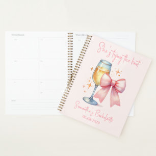 Agenda Fiesta de Despedida de Soltera Coquette Rosa