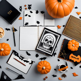 Agenda Fiesta de Halloween de cumpleaños de Skeleton pers