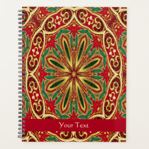Agenda Fiesta de los Navidades de oro rojos