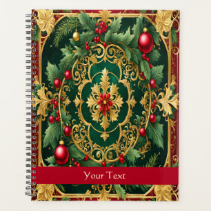 Agenda Fiesta de los Navidades de oro rojos
