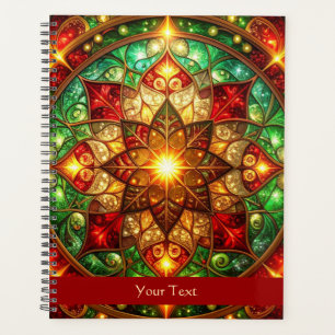 Agenda Fiesta Navideña Verde Rojo Decorativa