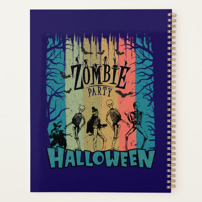 Agenda Fiesta zombi, Halloween (Reverso)