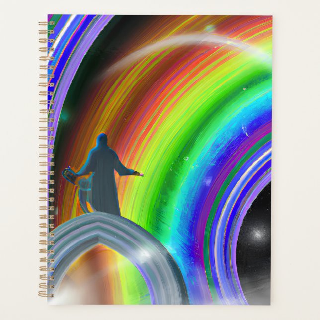 Agenda Figura de misterio en el Stargate interdimensional (Anverso)