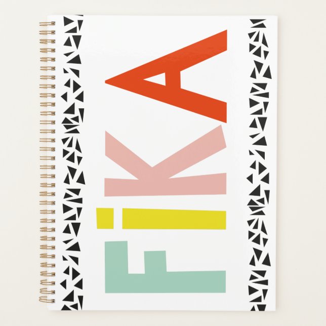 Agenda Fika Colors Planner (Anverso)