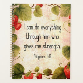 Agenda Filipenses 4:13 Versículo Bíblico en Diseño Atempo