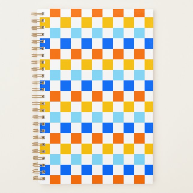 Agenda Fire and ice checkerboard pattern (Anverso)