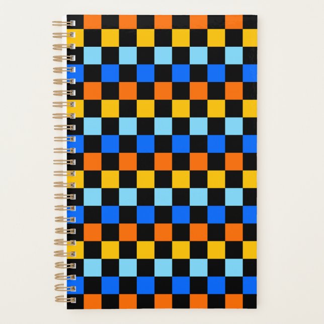 Agenda Fire and ice checkerboard pattern (Anverso)