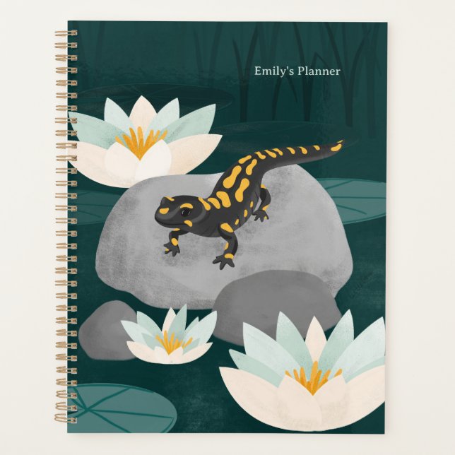 Agenda Fire Salamander Midnight Pond Personal (Anverso)