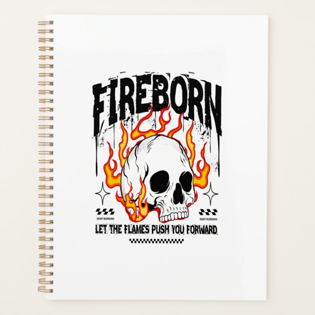Agenda Fireborn Skull Urban Streetwear (Anverso)