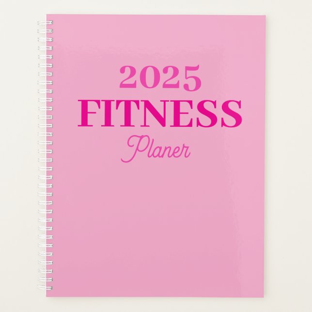 Agenda  Fitness Planer 2025 (Anverso)