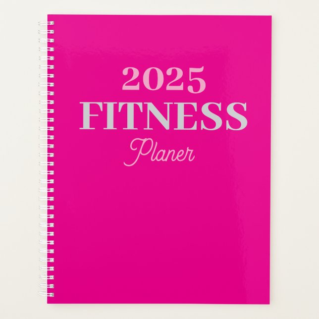 Agenda  Fitness Planer 2025 (Anverso)
