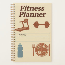 Agenda Fitness Planner for Workouts, Diet & Hydration