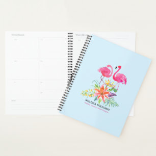 Agenda Flamencos rosados e Hibiscus tropical 2