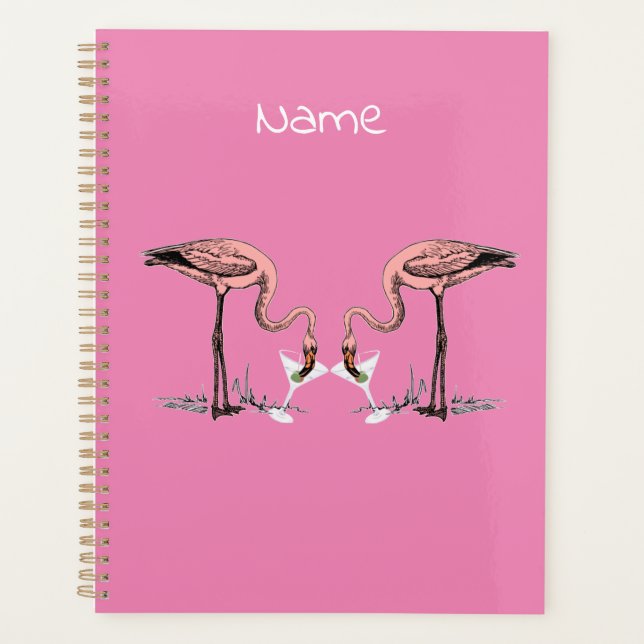 Agenda Flamingo Beber Martini Thunder_Cove (Anverso)
