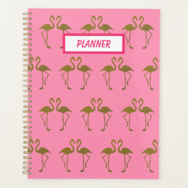 Agenda Flamingo de oro