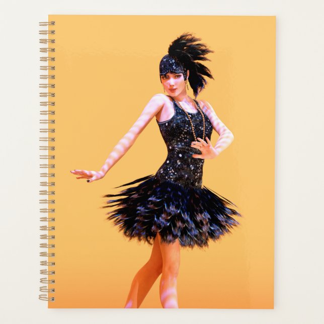Agenda Flapper Dancing Vintage (Anverso)