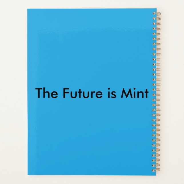 Agenda Flat Sky Blue Background for Web & Print (Reverso)