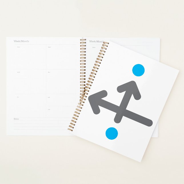 Agenda Flecha direccional moderna geométrica Minimalista (Subido por el creador)