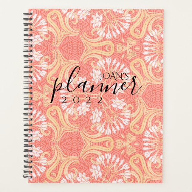 Agenda Fleur Nouveau (Anverso)