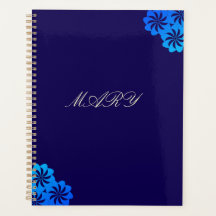 Flor Azul Personalizada