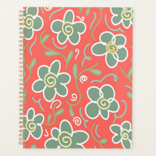 Agenda Flor colorida