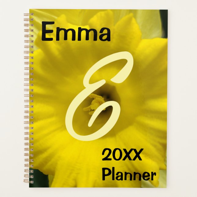 Agenda Flor Daffodil Amarilla (Anverso)