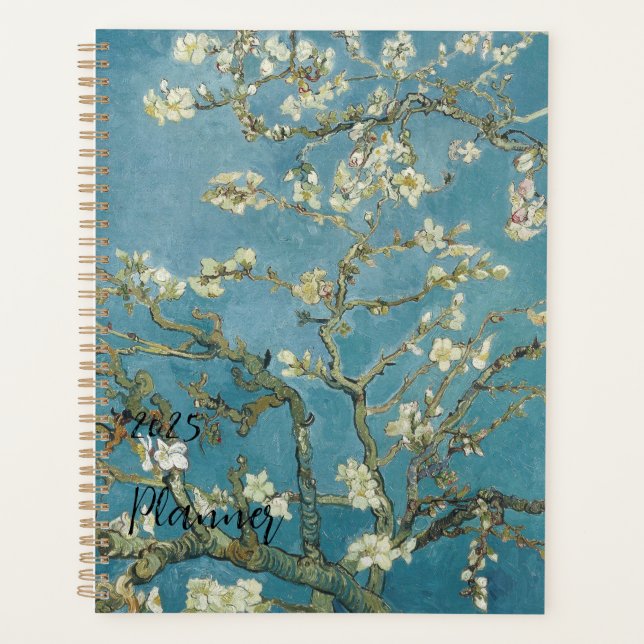 Agenda Flor de almendras de Vincent van Gogh (1890) (Anverso)