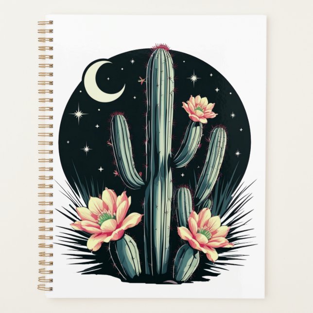 Agenda Flor de cactus nocturno (Anverso)