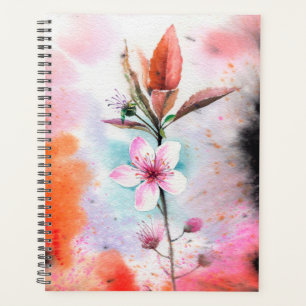 Agenda Flor de cerezo acuarela