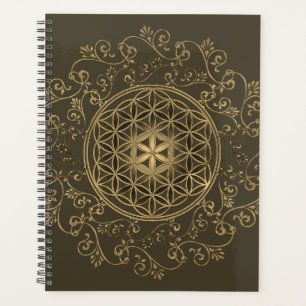Agenda Flor de la Vida - Mandala Adornos Vintage 2