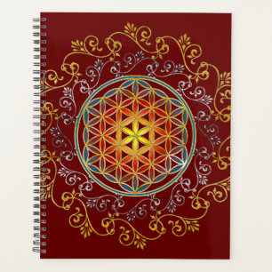 Agenda Flor de la Vida - Mandala de Adornos Vintage 1
