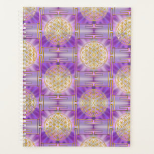 Agenda FLOR DE LA VIDA - Patrón continuo Yantra