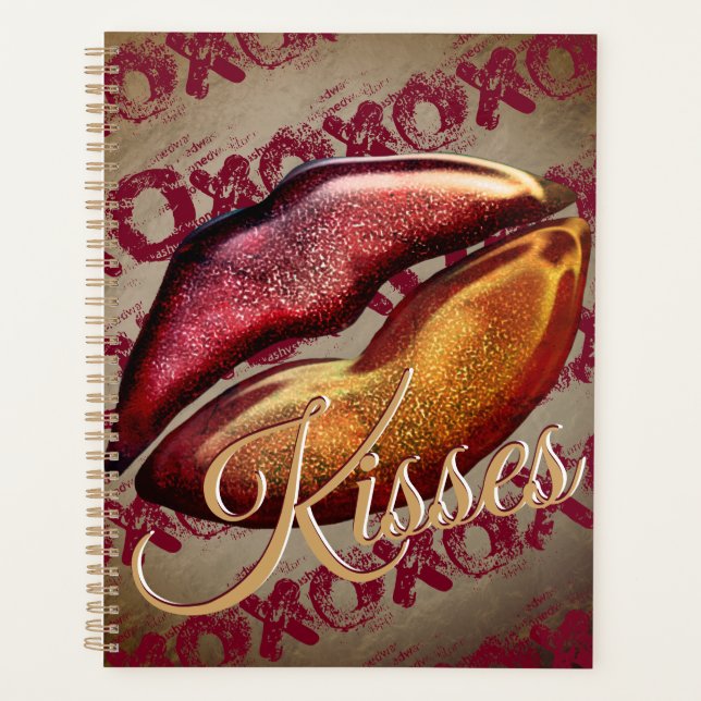 Agenda Flor de labios brillante (Anverso)